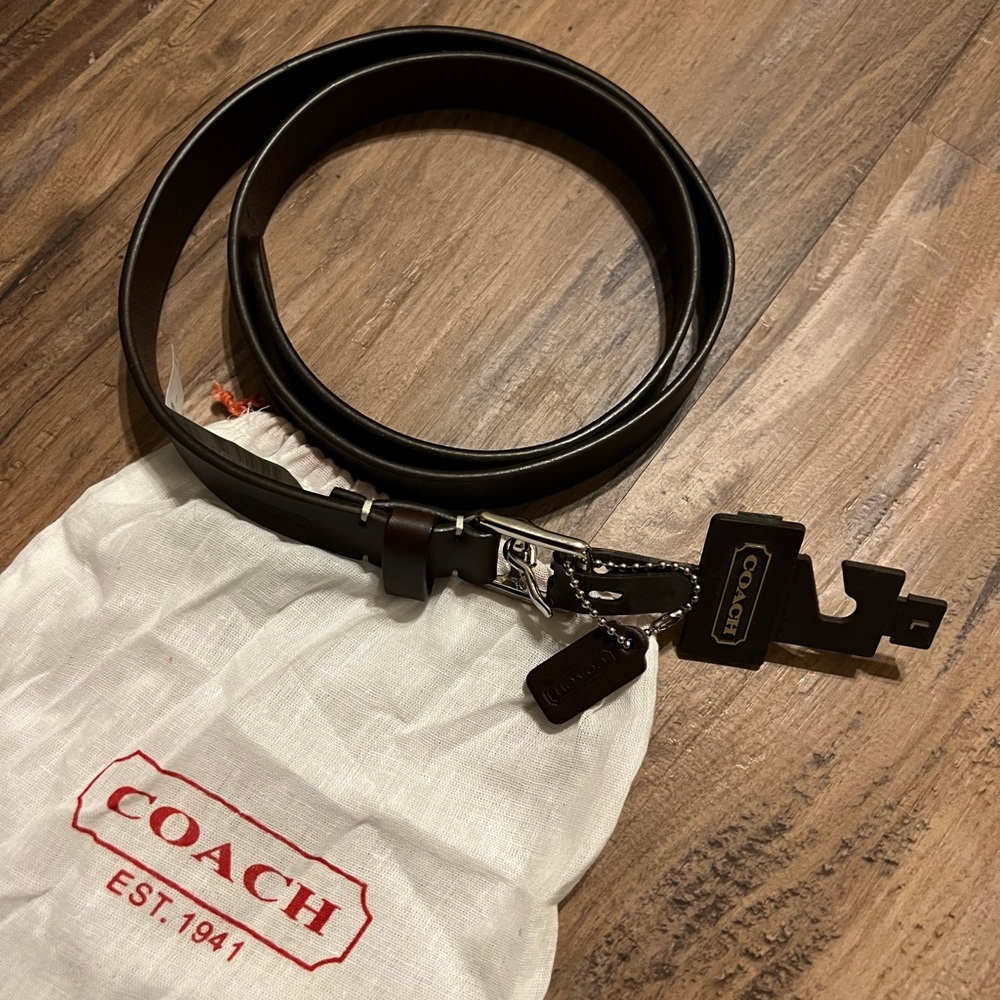 Coach belt with storage bag- large